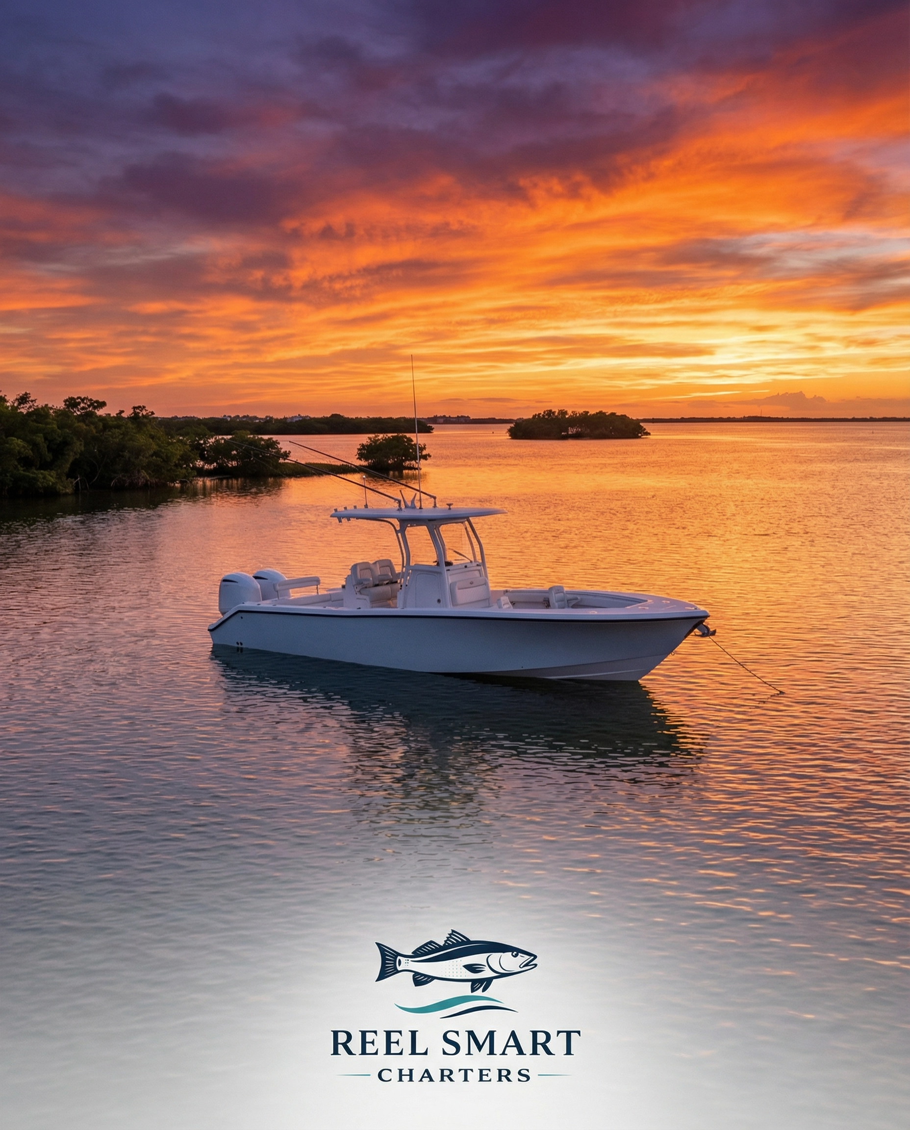 Sunset cruise on the Gulf with Reel Smart Charters